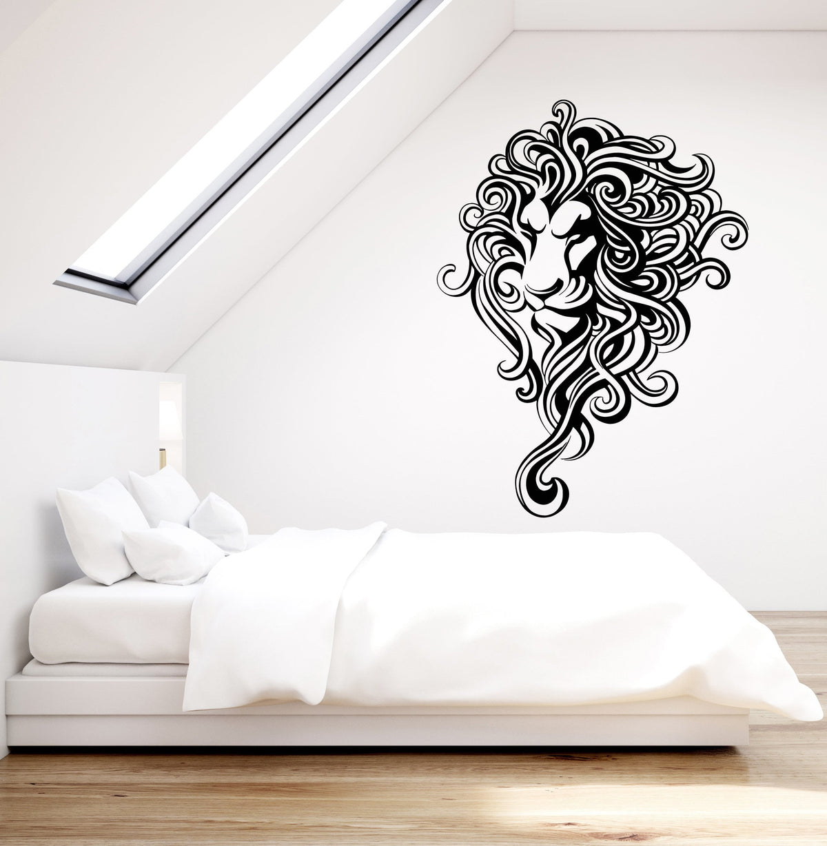 Vinyl Wall Decal Abstract Lion King African Animal Predator Stickers ...