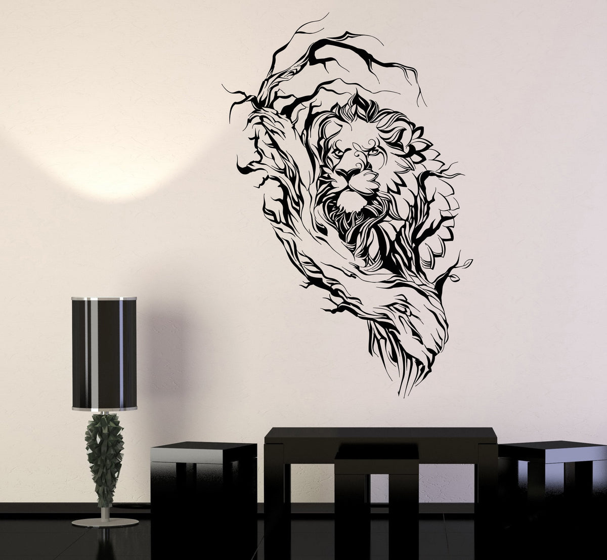 Vinyl Wall Decal African Animals Lion King Nature Landscape Stickers U ...