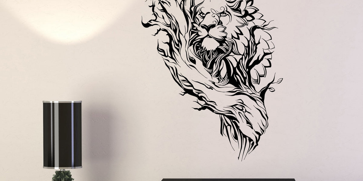 Vinyl Wall Decal African Animals Lion King Nature Landscape Stickers U ...
