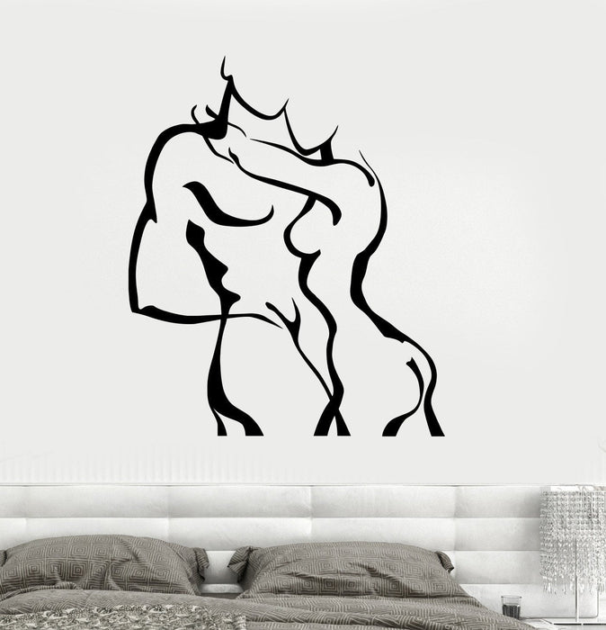 Vinyl Wall Decal Love Couple Bedroom Decor Stickers Unique Gift (ig3907)