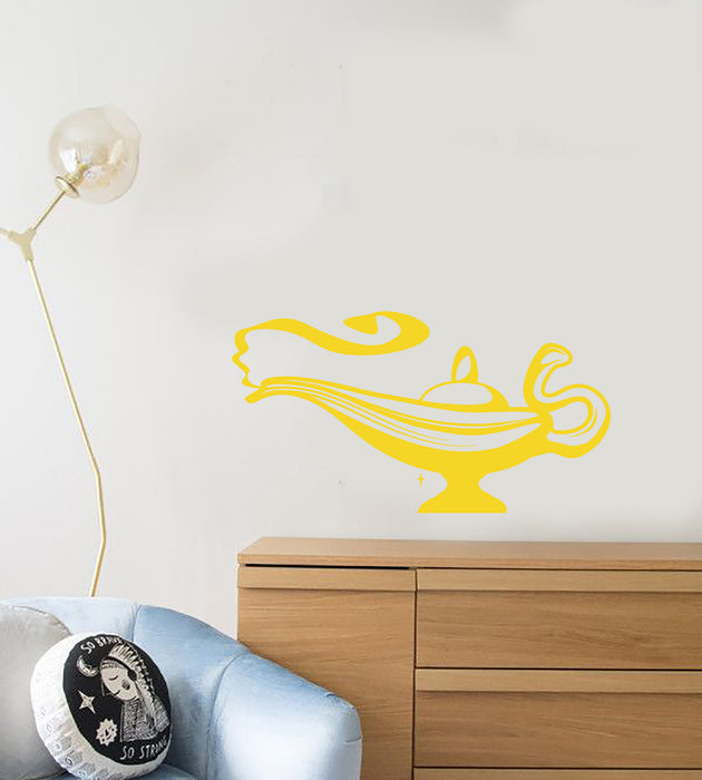 Vinyl Wall Decal Magic Lamp Jinn Fairy Tale Children's Room Stickers (3934ig)