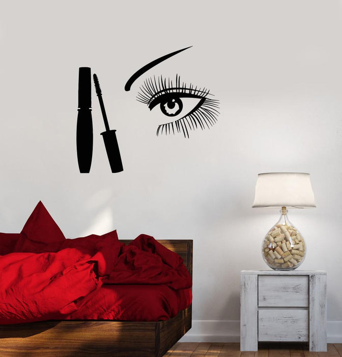 Vinyl Decal Cosmetics Makeup Girl Room Woman Beauty Salon Decor Unique Gift (ig2710)