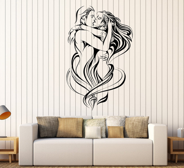 Vinyl Wall Decal Love Sex Naked Woman Man Passion Stickers Unique Gift (1518ig)