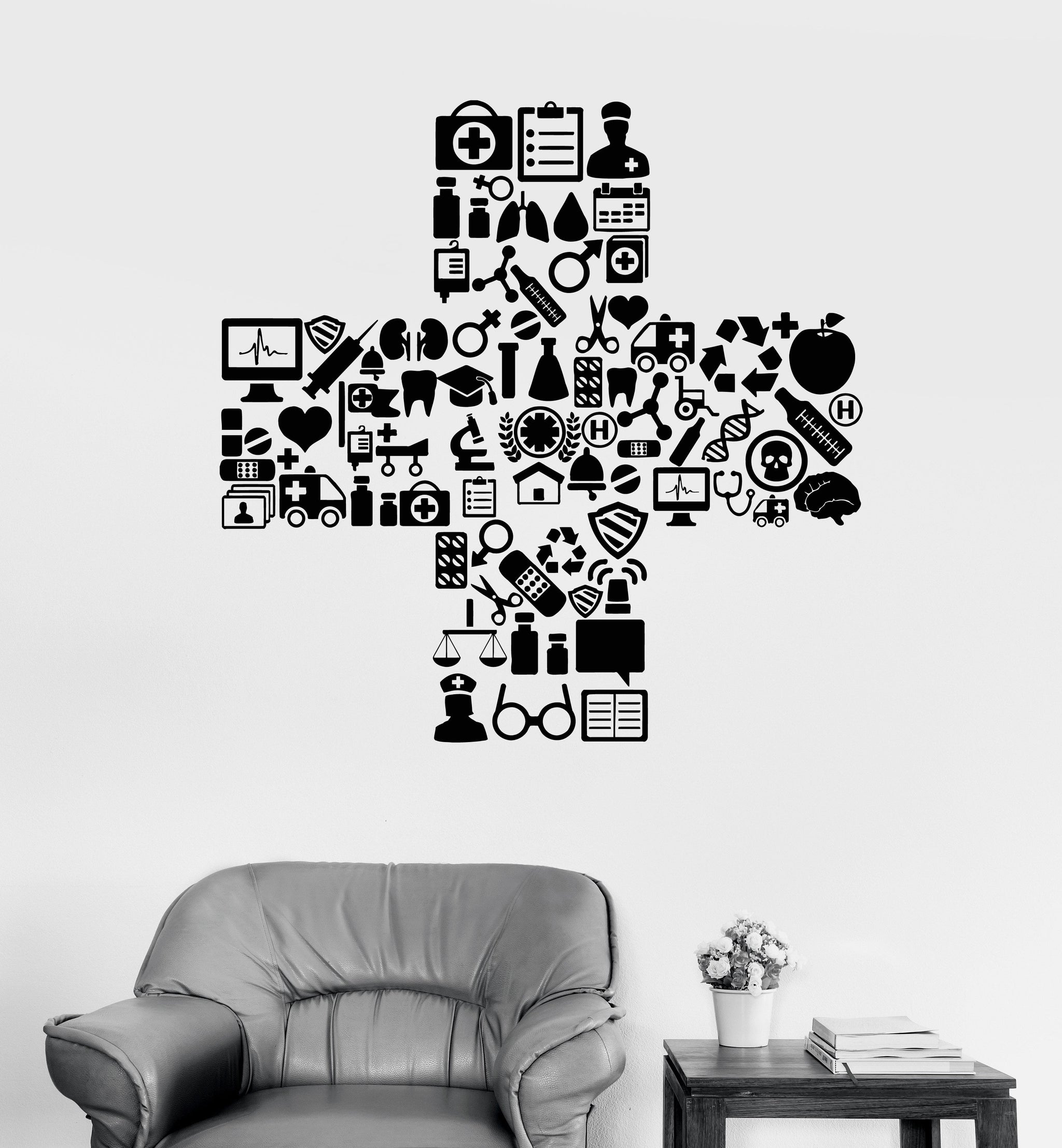 Custom Healthcare Stickers And Decals — Wallstickers4you