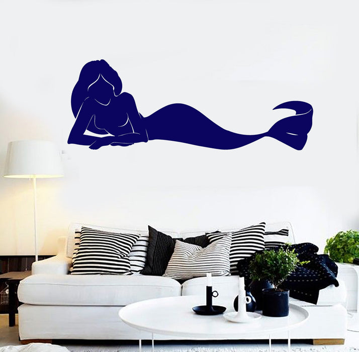 Vinyl Wall Decal Mermaid Siren Marine Decor Stickers Mural Unique Gift (ig4370)