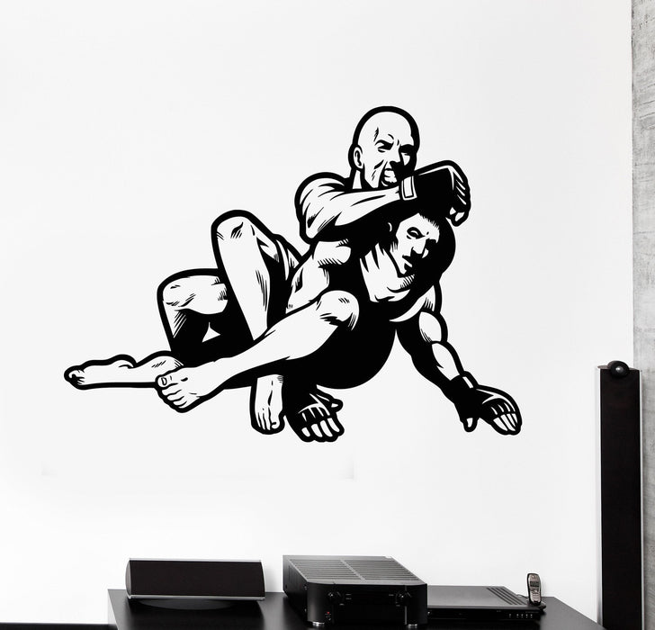 Vinyl Wall Decal MMA Fight Fighters Martial Arts Sports Stickers Unique Gift (ig4210)