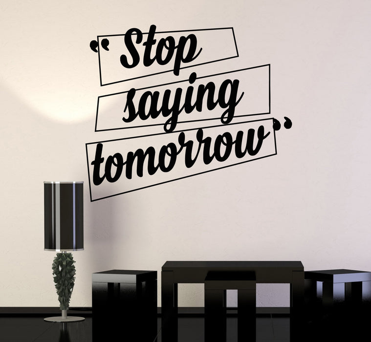 Vinyl Wall Decal Motivation Quotes Office Home Inspiration Stickers Unique Gift (ig4197)