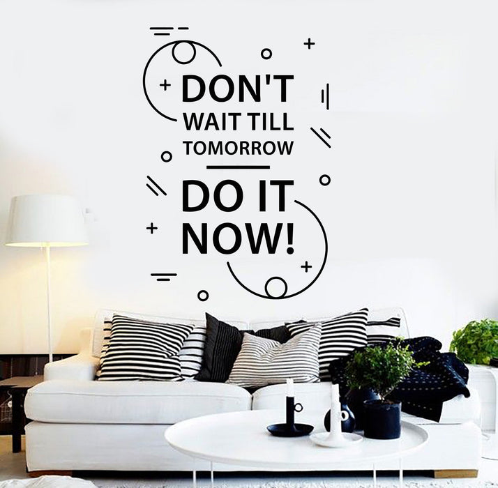 Vinyl Wall Decal Motivation Quote Inspire Room Stickers Mural Unique Gift (ig4348)