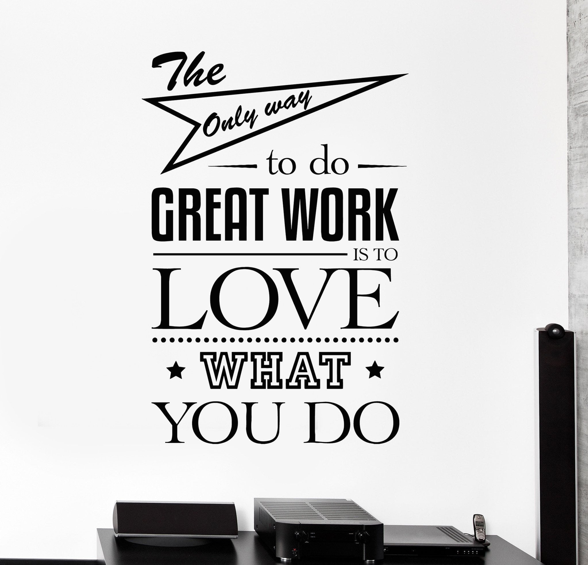 Vinyl Wall Decal Office Quote Art Motivation Decor Stickers Murals Uni ...