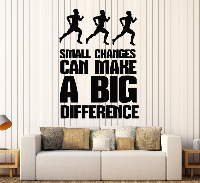 Vinyl Wall Decal Inspiration Quote Gym Decor Fitness Motivation Stickers Unique Gift (ig4318)