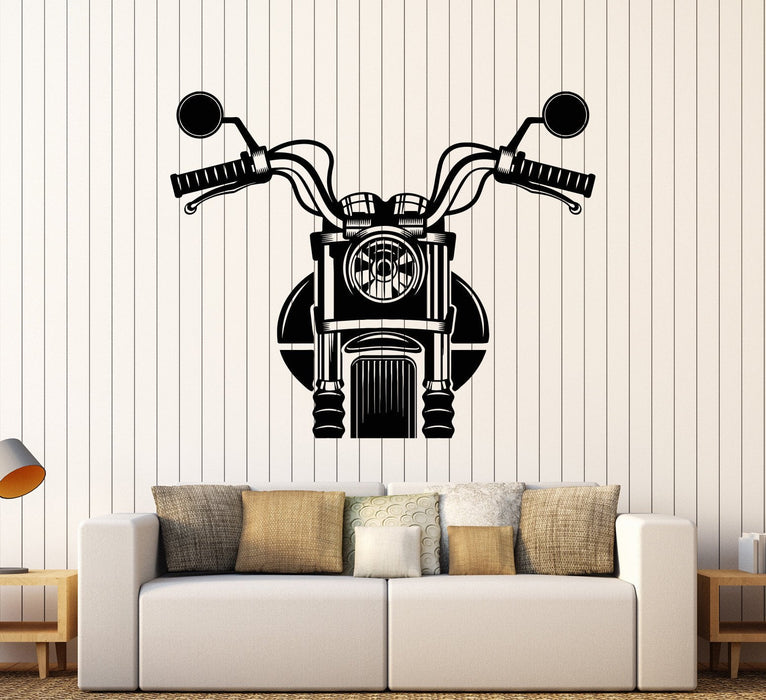 Vinyl Wall Decal Motorcycle Biker Speed Racer Bike Stickers Unique Gift (1531ig)