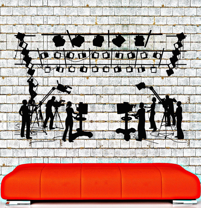 Vinyl Decal Cinema Movie Theatre Director Filming Wall Stickers Unique Gift (010ig)