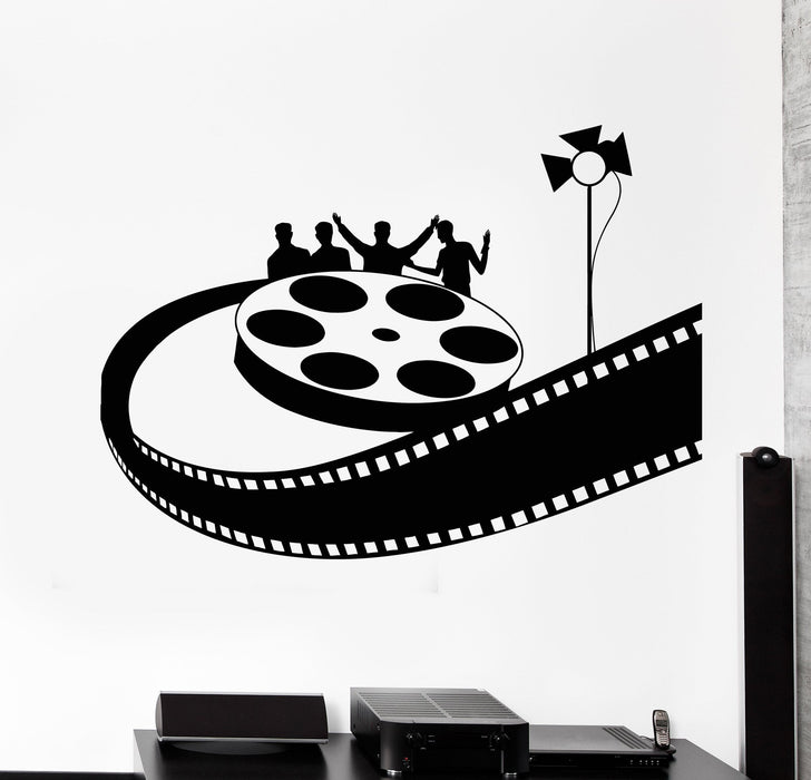 Vinyl Wall Decal Cinema Movie Theater Bobbin Film Spotlight Stickers Unique Gift (1721ig)