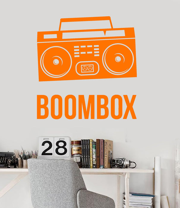 Vinyl Wall Decal Retro Boombox Music Jambox For Teen Stickers (2872ig)