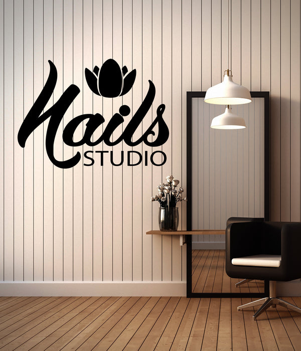 Виниловые наклейки на стены, вывески для маникюрных салонов и педикюрных салонов (3105ig)