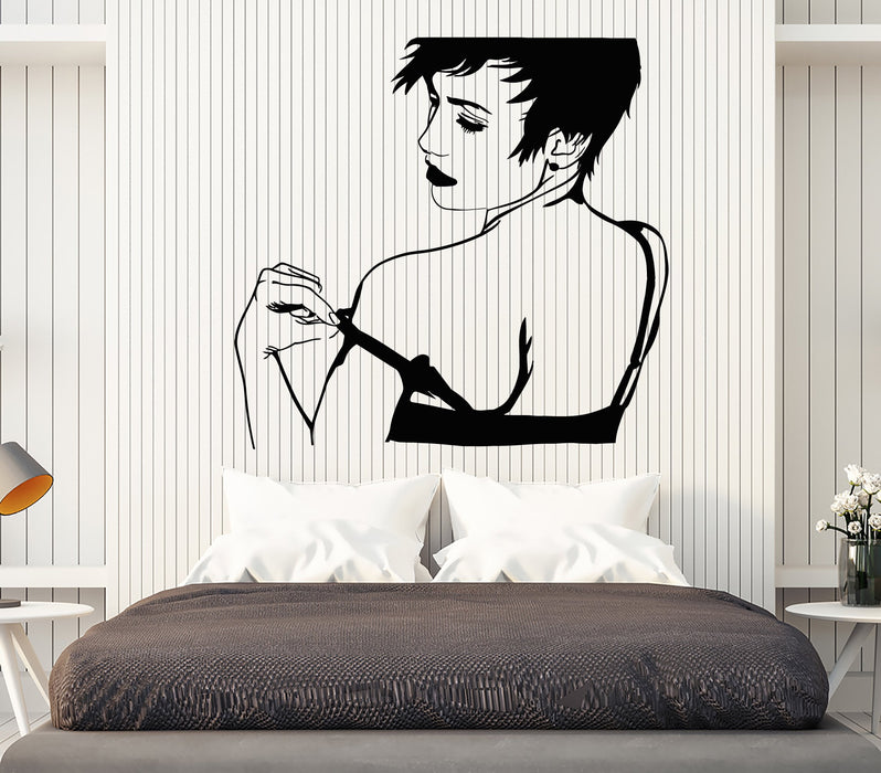 Vinyl Wall Decal Erotic Hot Sexy Girl Striptease Adult Women's Legs St —  Wallstickers4you