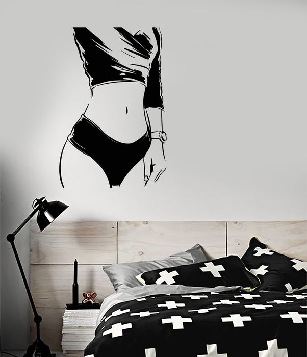 Vinyl Wall Decal Sexy Body Nude Young Girl Stickers (3922ig)