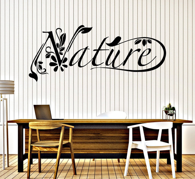 Vinyl Wall Decal Nature Plants Environment Healthy Lifestyle Stickers Unique Gift (088ig)