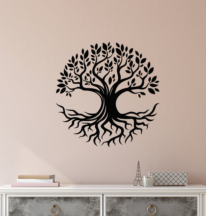Vinyl Wall Decal Nature Family Tree of Life Celtic Symbol Stickers (3837ig)