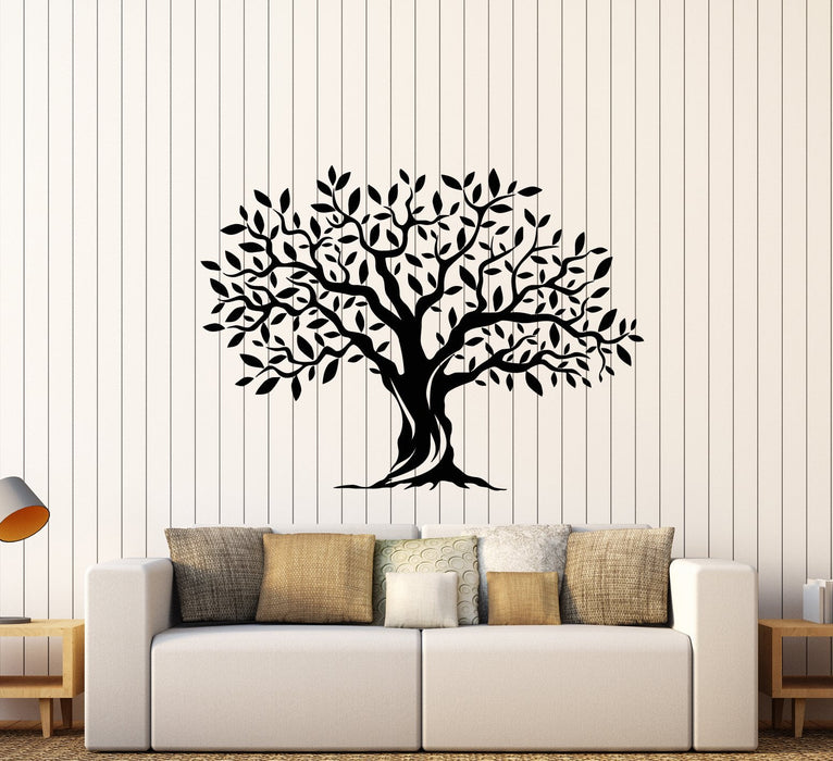 Vinyl Wall Decal Nature Tree Leaves Forest Room Decor Stickers (2469ig)