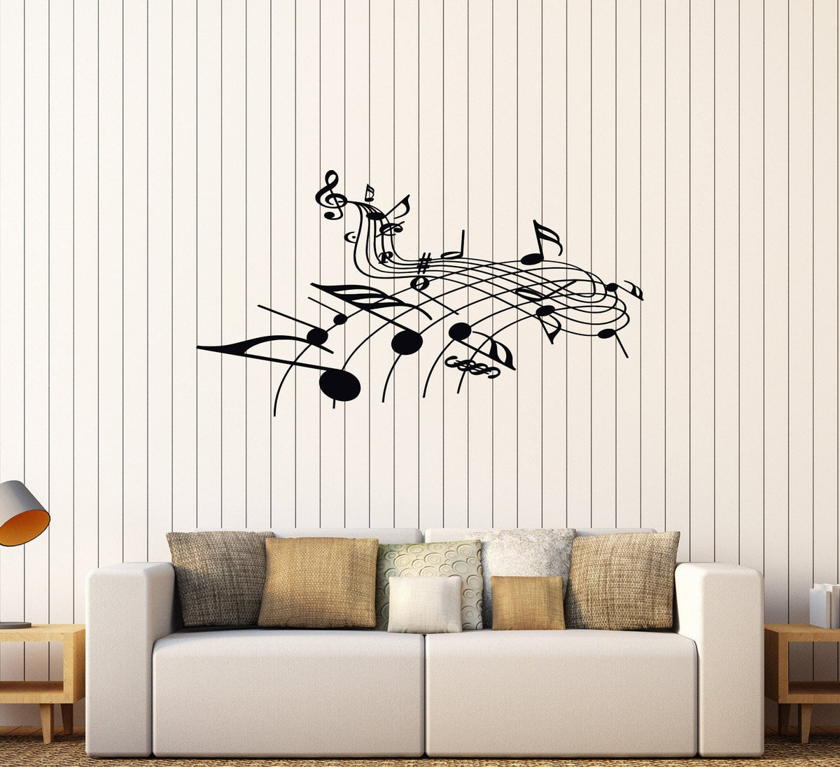 Vinyl Wall Decal Musical Notes Music Art Home Decoration Stickers Uniq ...