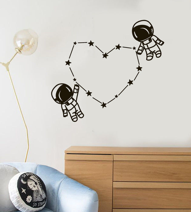 Vinyl Wall Decal Spaceman Astronaut Space Kids Room Stickers Unique Gift (583ig)