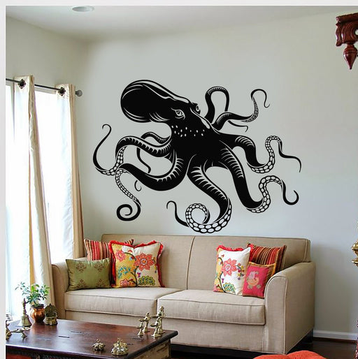 octopus ocean wall sticker decal