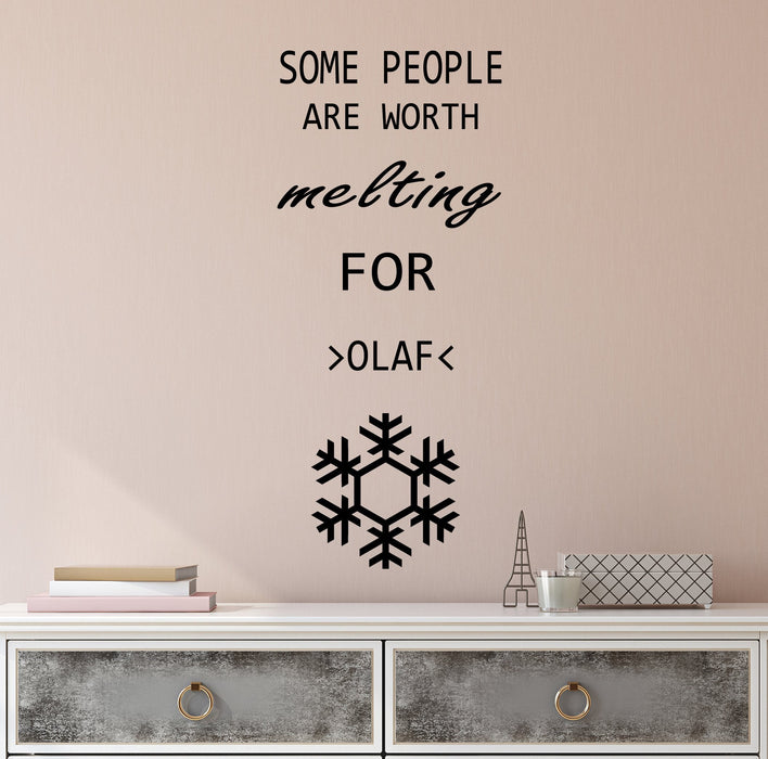 Vinyl Wall Decal Stickers Quote Words Inspiring Some People Worth