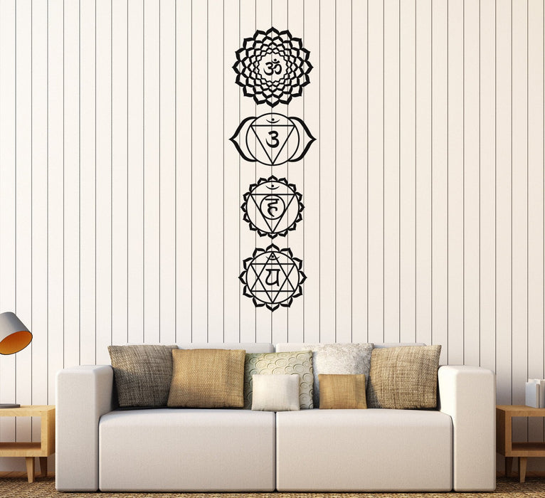 Vinyl Wall Decal Sanskrit Character Bedroom Decor Yoga Talisman Stickers Unique Gift (113ig)