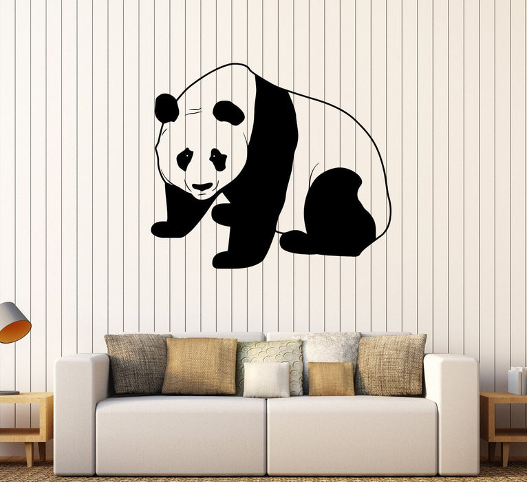 Vinyl Wall Decal Cute Panda Bear Child Room Nursery Decorating Stickers Unique Gift (304ig)