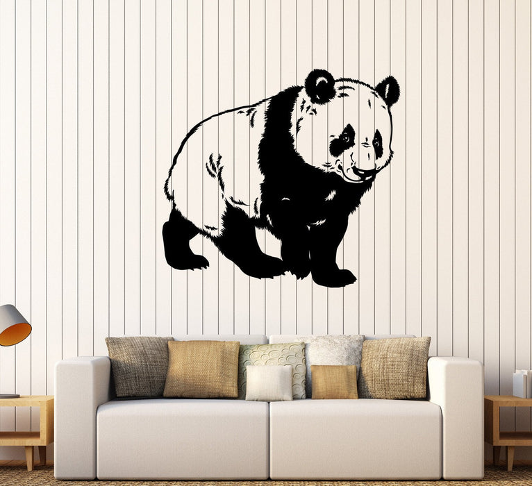 Vinyl Wall Decal Cute Panda Bear Kids Room Animal Stickers Mural Unique Gift (501ig)