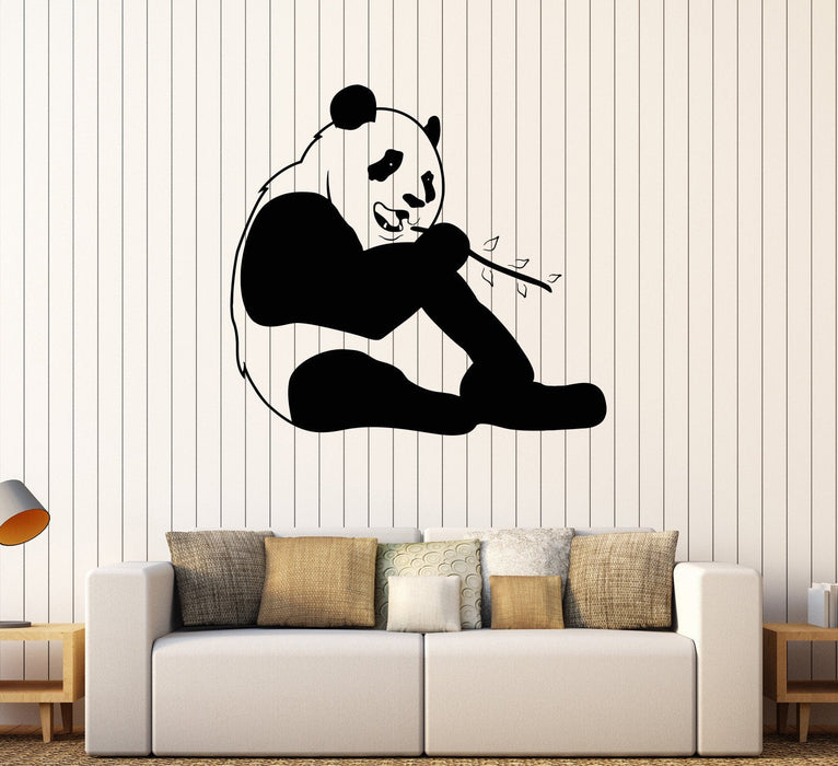 Vinyl Wall Decal Funny Panda Animal Positive Room Decor Stickers Unique Gift (302ig)