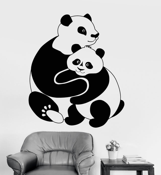 Vinyl Wall Decal Panda Animal Baby Room Decoration Kids Stickers Mural Unique Gift (016ig)