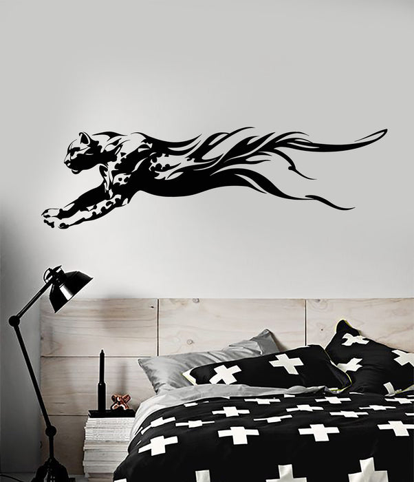 Vinyl Wall Decal Abstract Predator African Animal Leopard Stickers (3020ig)