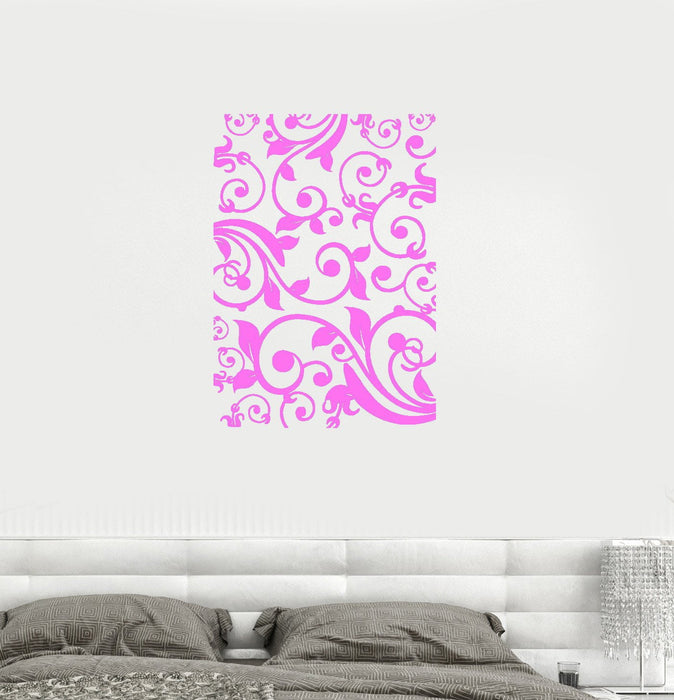 Vinyl Wall Decal Beautiful Pattern Room Decoration Bedroom Sticker Mural Unique Gift (071ig)