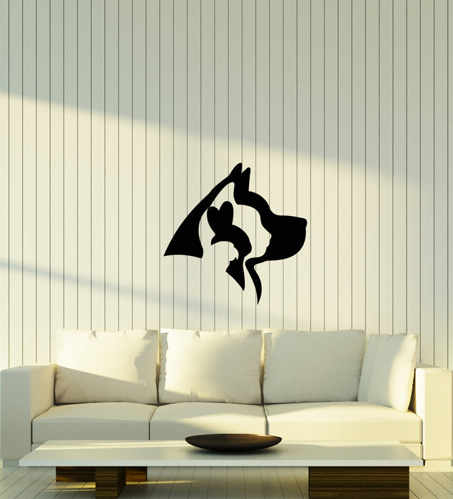 Vinyl Wall Decal Pet Shop Home Animals Logo Veterinary Clinic Stickers (3798ig)