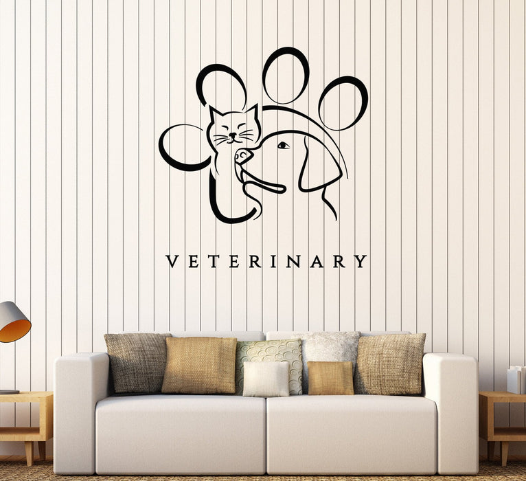 Vinyl Wall Decal Veterinary Medicine Animal Pet Stickers Mural Unique Gift (561ig)