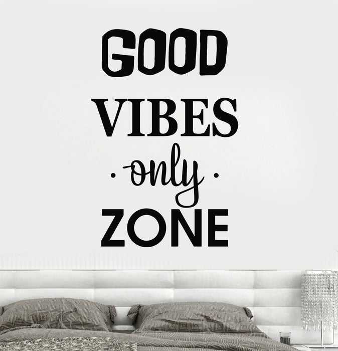 Autocollant mural en vinyle avec citation positive pour chambre, maison, intérieur, cadeau unique (ig4284)