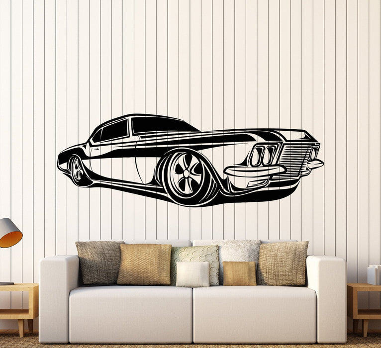Vinyl Wall Decal Retro Car Impala Supernatural Garage Automobile Stickers Unique Gift (1340ig)