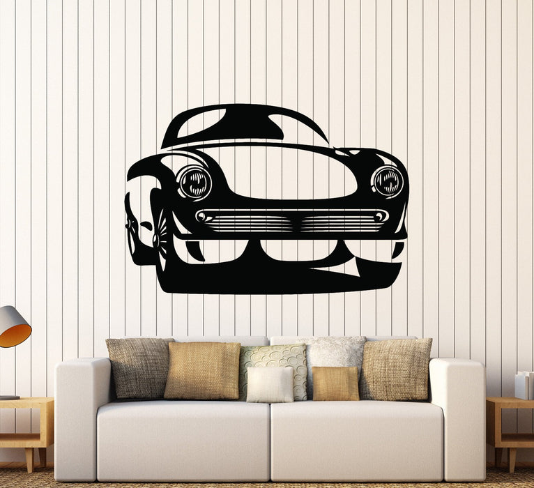 Vinyl Wall Decal Retro Classical Car Garage Mechanical Stickers Unique Gift (1538ig)
