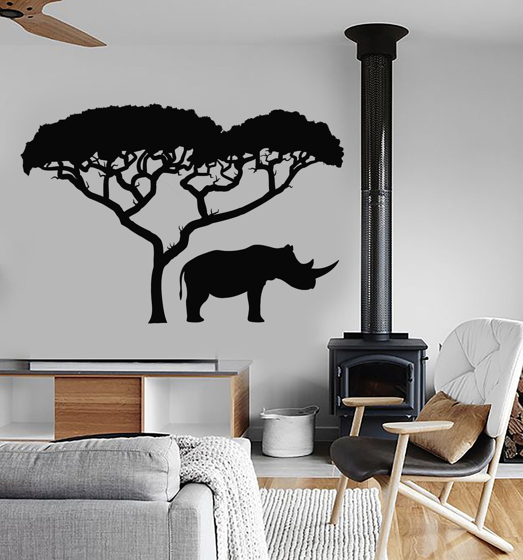 African Animals Wall Sticker by stickers-muraux - Wall stickers