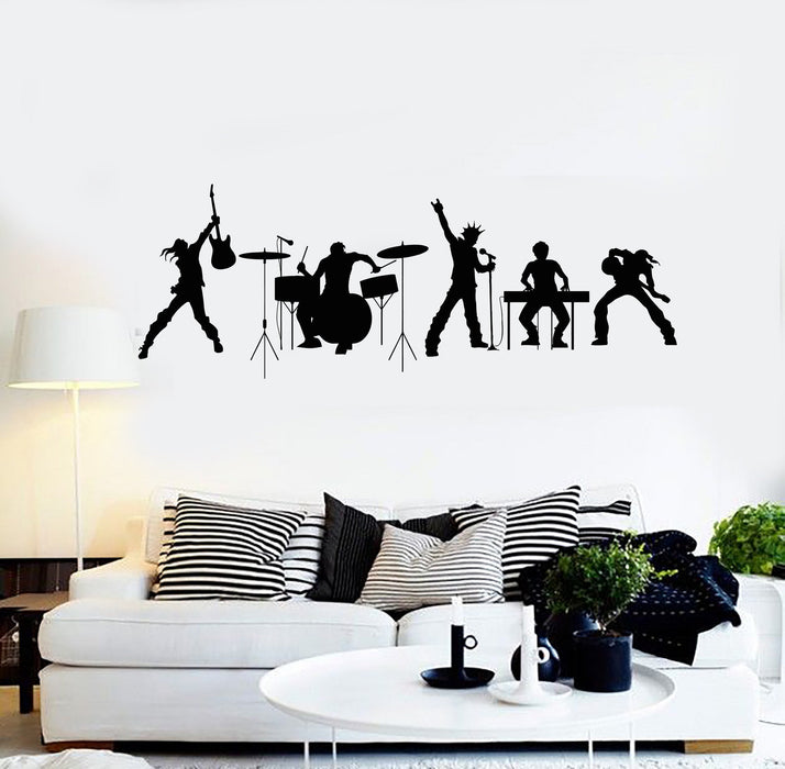 Vinyl Wall Decal Rock Band Music Musical Art Teen Room Stickers Unique Gift (ig4608)