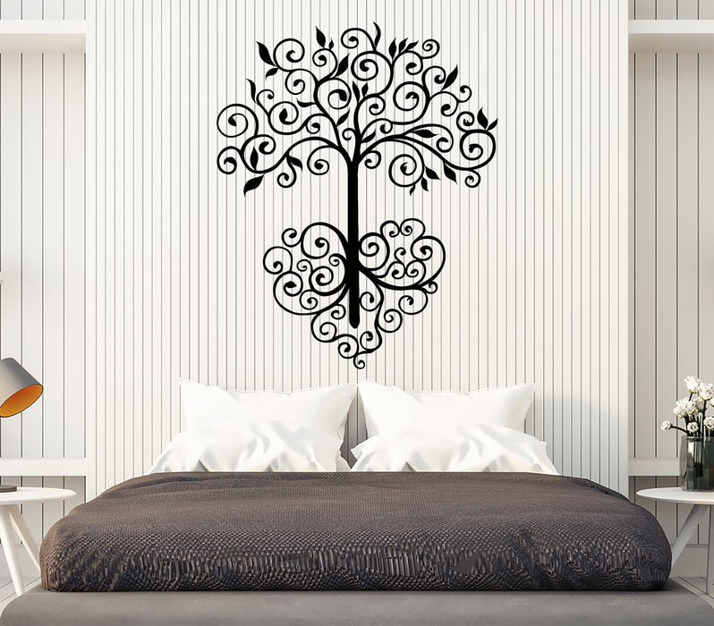 Vinyl Wall Decal Love Romance Tree Heart Nature Stickers Unique Gift (1552ig)