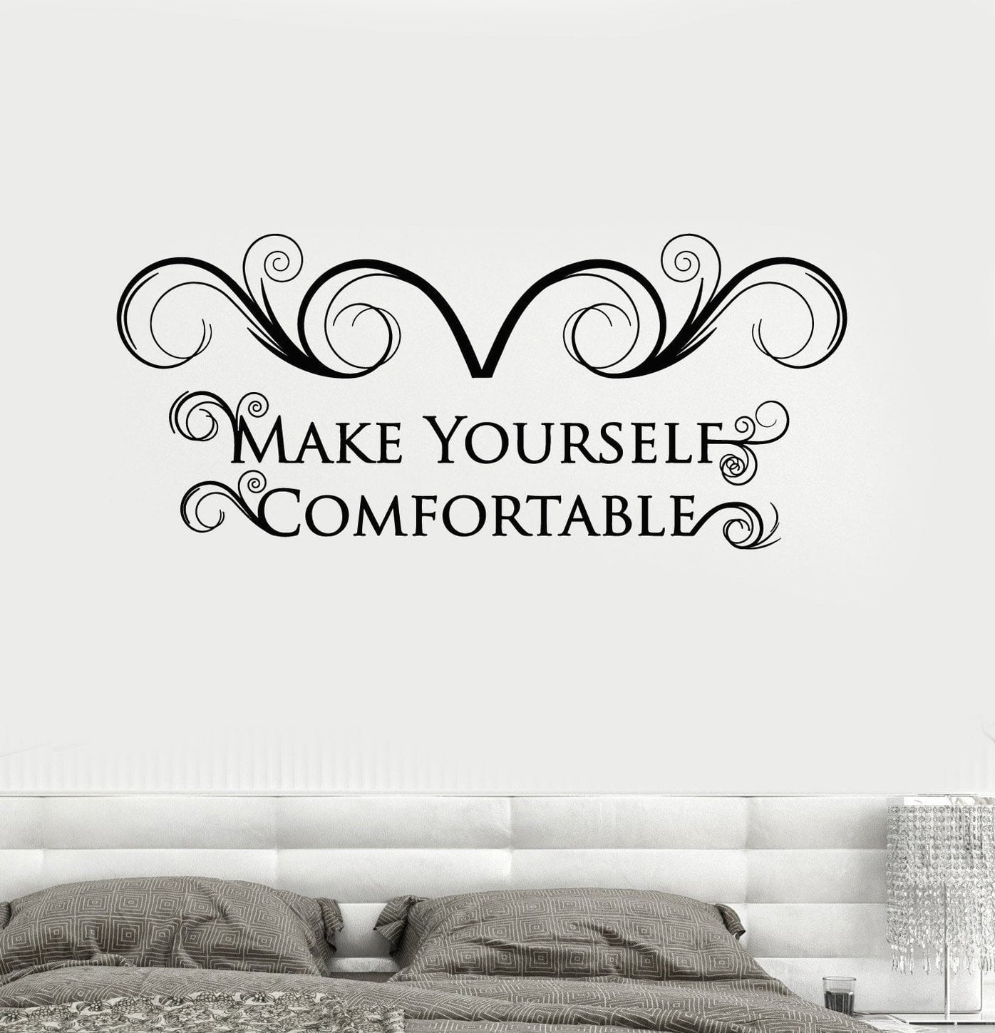 Vinyl Wall Decal Quote House Interior Room Decor Stickers Mural Unique ...