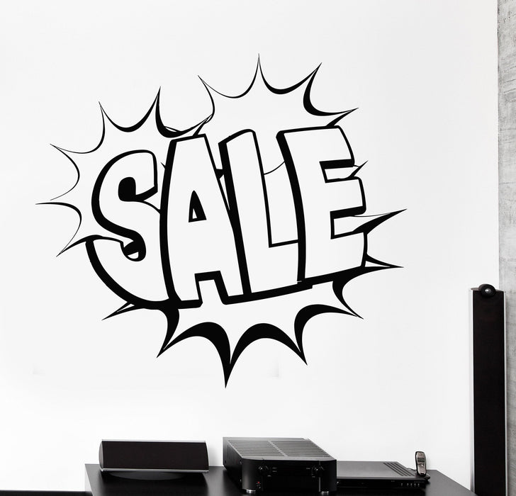 Vinyl Wall Decal Word Sale Shopping Store Advertising Shop Stickers Unique Gift (1103ig)