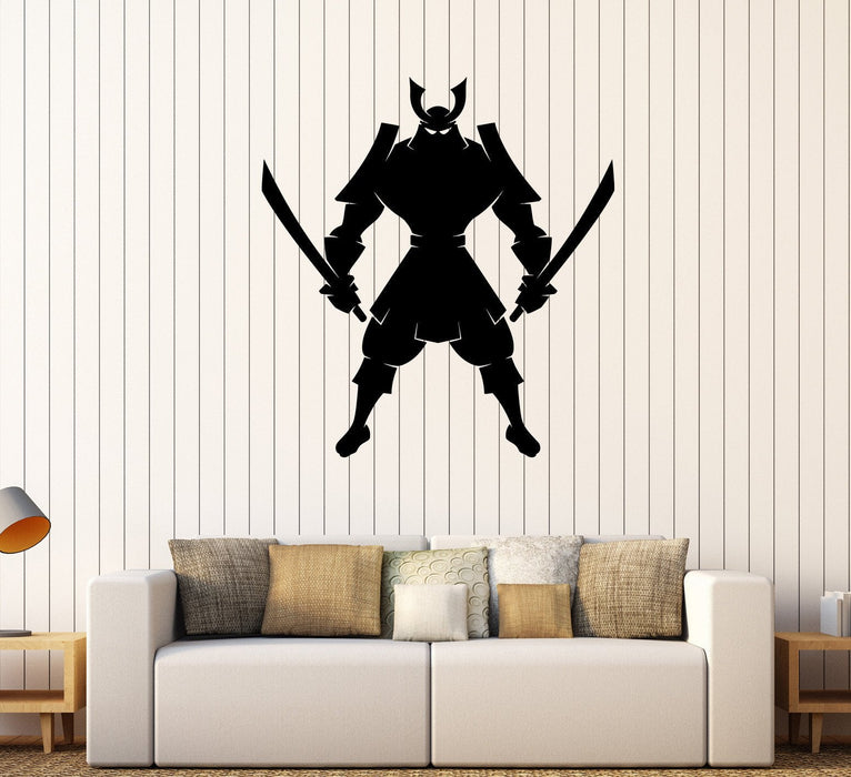 Vinyl Wall Decal Japanese Samurai Warrior Boy Room Japan Stickers Unique Gift (290ig)