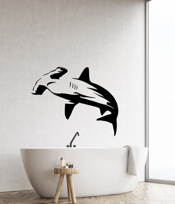 Vinyl Wall Decal Sea Ocean Animal Shark Predator Stickers (3484ig)
