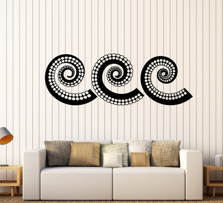 Vinyl Wall Decal Tentacles of Octopus Ocean Sea Style Animals Stickers (2418ig)