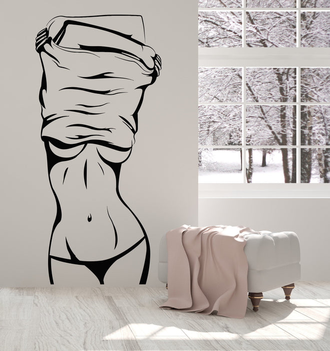 Vinyl Wall Decal Hot Sexy Girl Beautiful Female Body Striptease Stickers Unique Gift (1326ig)