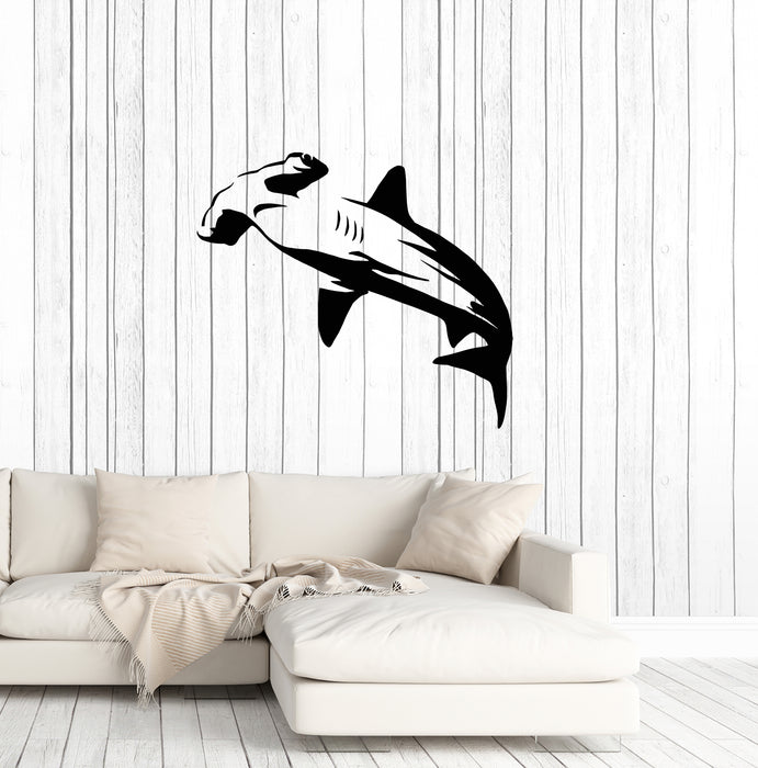 Vinyl Wall Decal Sea Ocean Animal Shark Predator Stickers (3484ig)